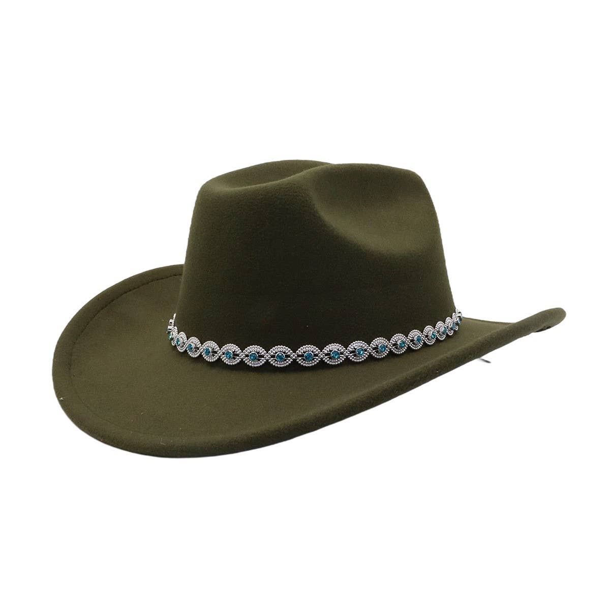 MEN WOMEN WOOL COWBOY FEDORA HAT NEW WINTER_CWAH04473