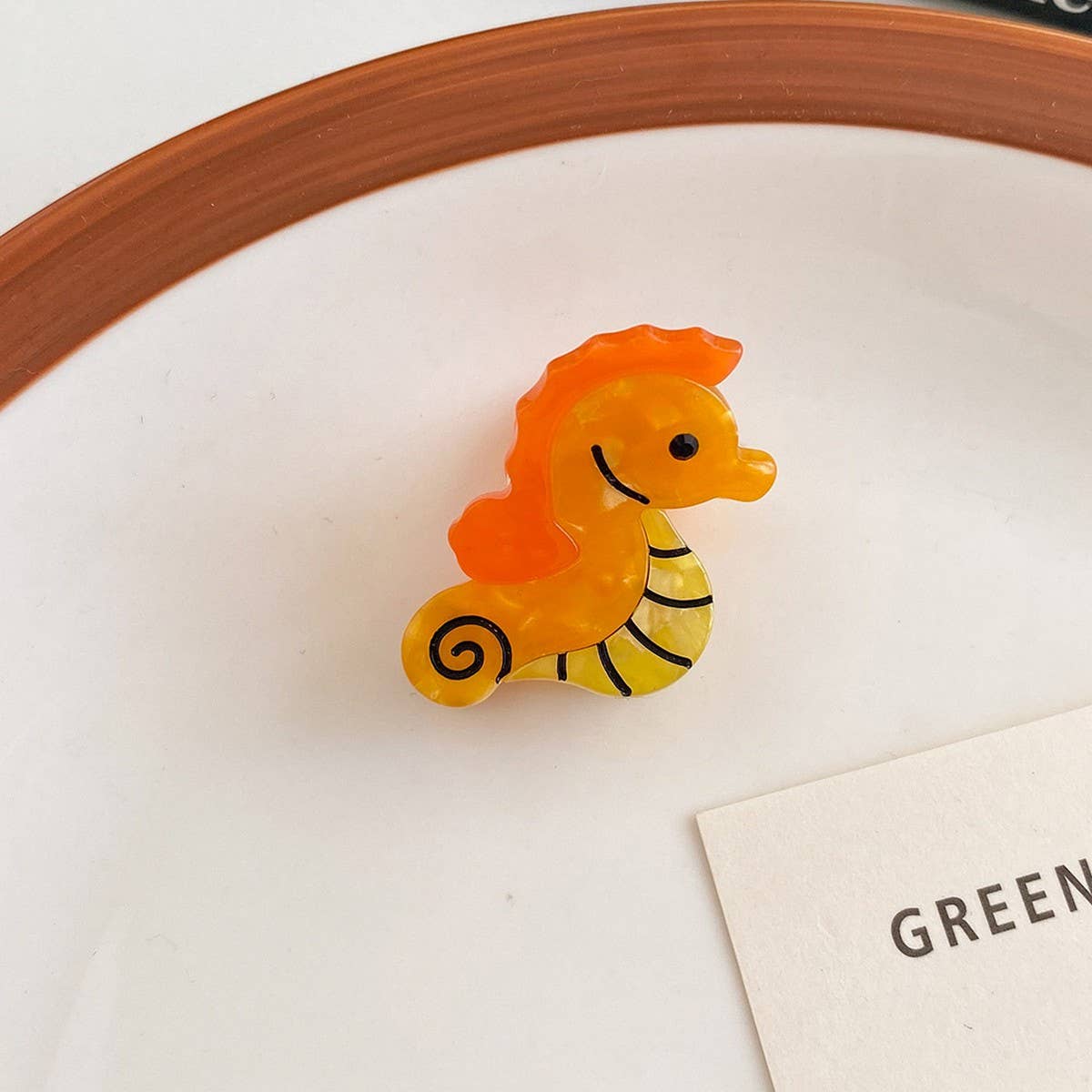 CUTE OCEAN HAIR CLIPS ACETATE SEA ANIMAL CLAWS_CWAHA5756