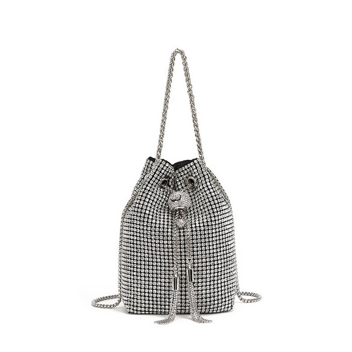 FASHION CHAIN NEW RHINESTONE LANTERN EVENING BAG_CWAB3592