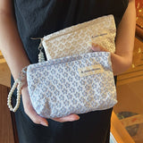 Pearl Handle Cosmetic Bag Sweet Wallet Hand Pouch_Cuab00675