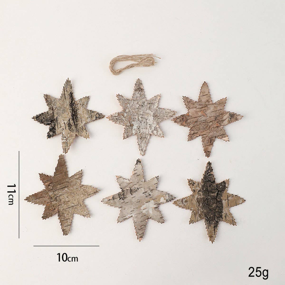 NATURAL CEDAR WOODEN CHRISTMAS TREE HANGING DECOR_CWMM9791