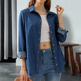 Women Fashion Long Sleeved Shirt_Cwtstl714