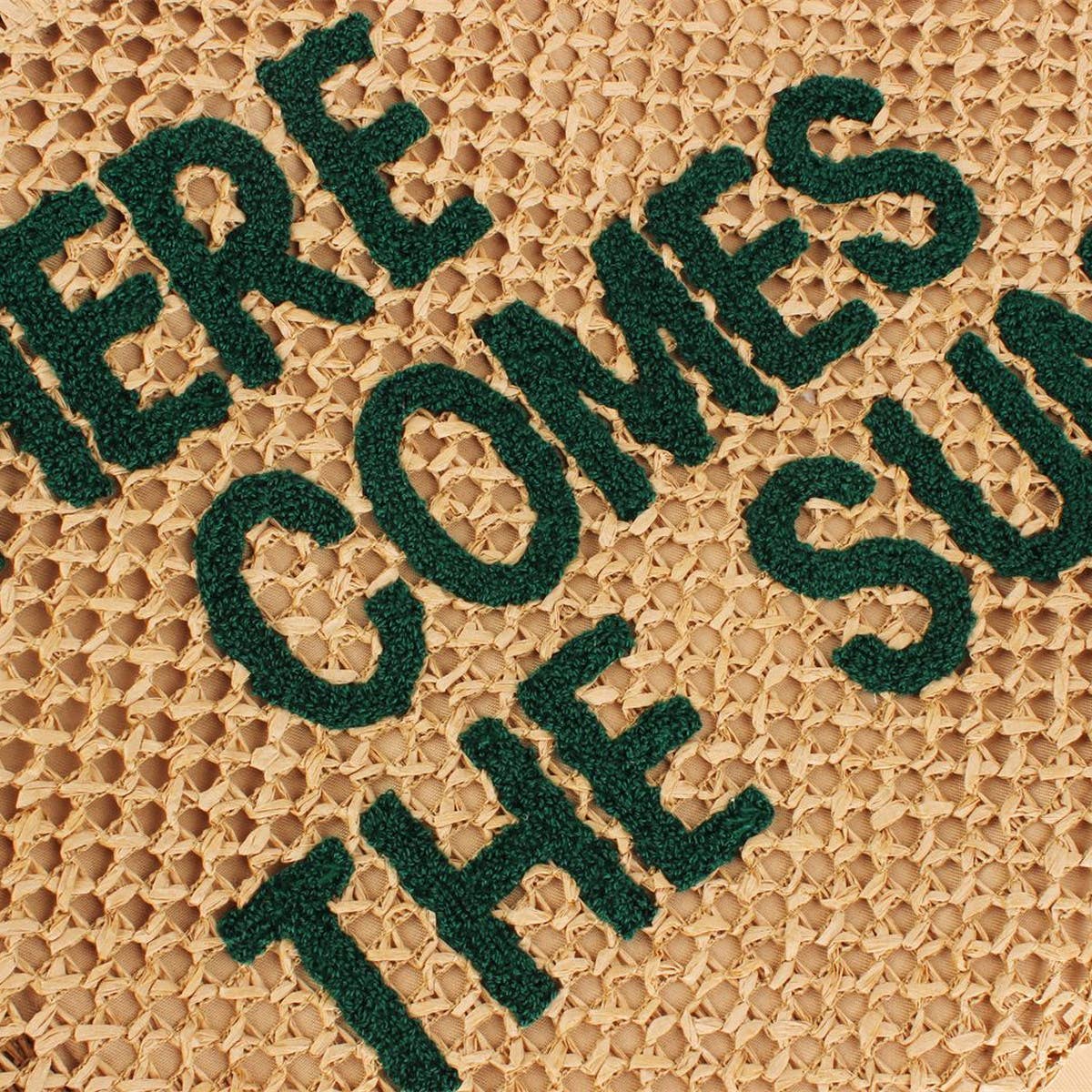 Versatile Letter Large Capacity Straw Bag_Cwab2014