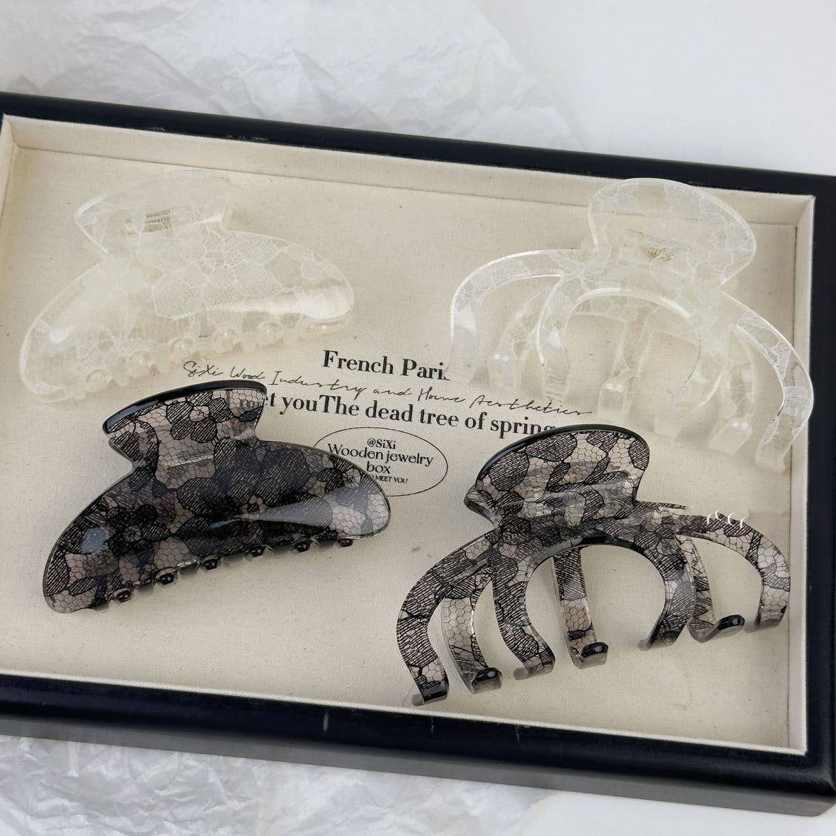 DELICATE AND GENTLE LACE PATTERN HAIRPIN_CWAHA2377