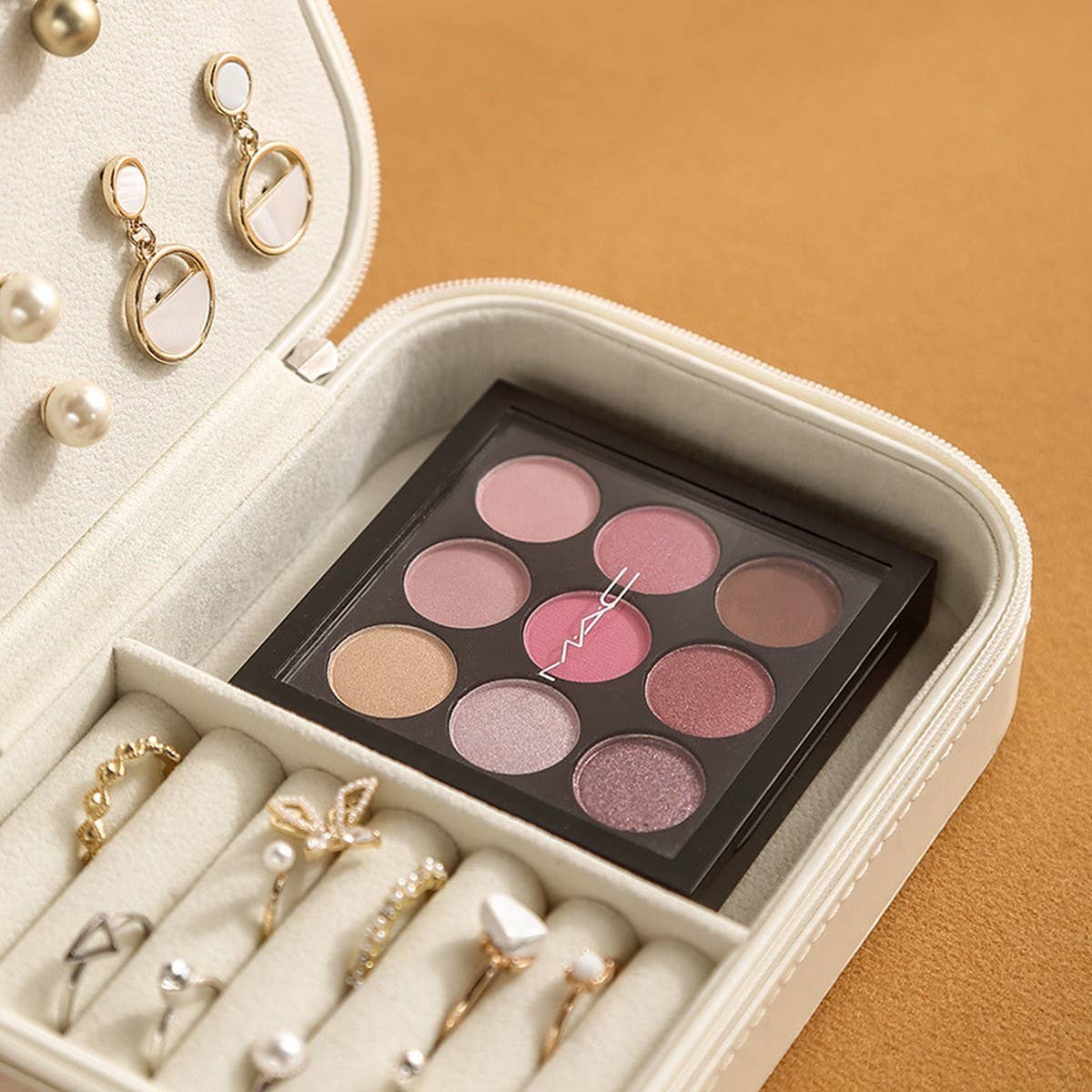 SOLID COLOR SIMPLE JEWELRY STORAGE BOX_CWAJE1542