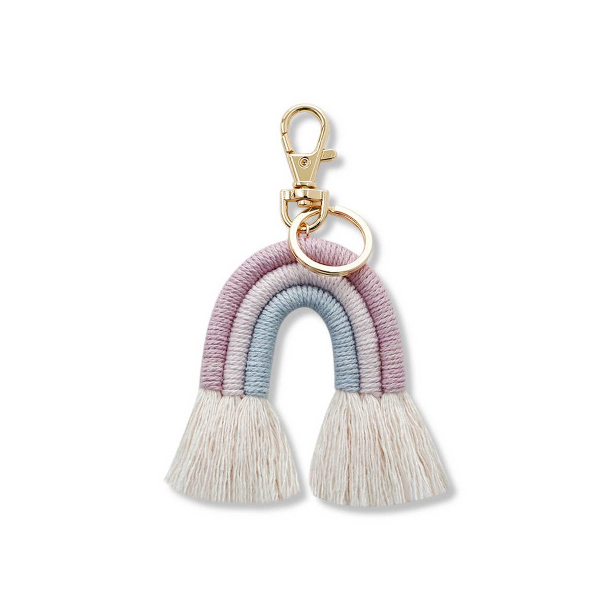 BOHEMIAN TASSEL CREATIVE RAINBOW KEYCHAIN_CWMM1208