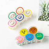 CARTOON SMILEY HAIR CLAW CUTE BACK HEAD CLIP_CWAHA0279