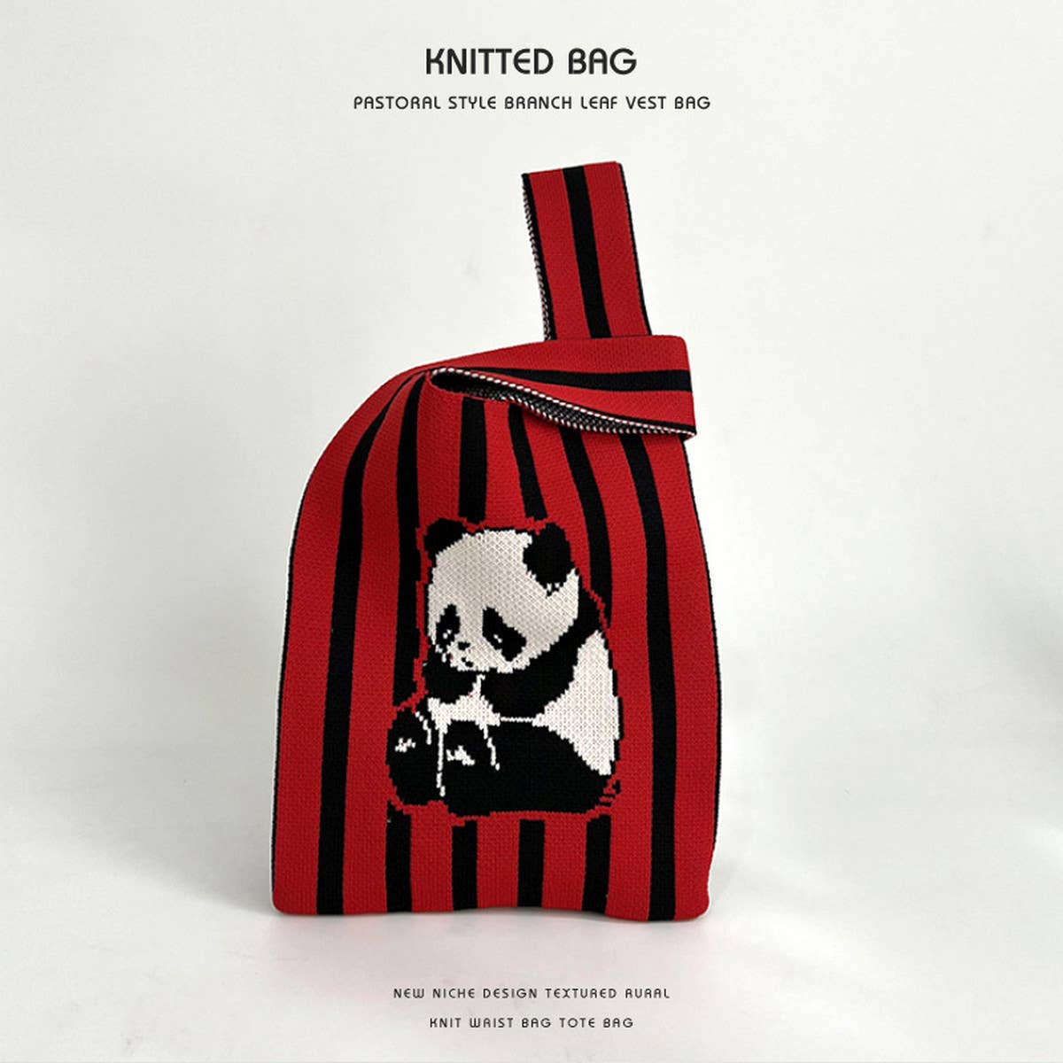 Cartoon Animal Series Knitted Handbag_Cwab2372