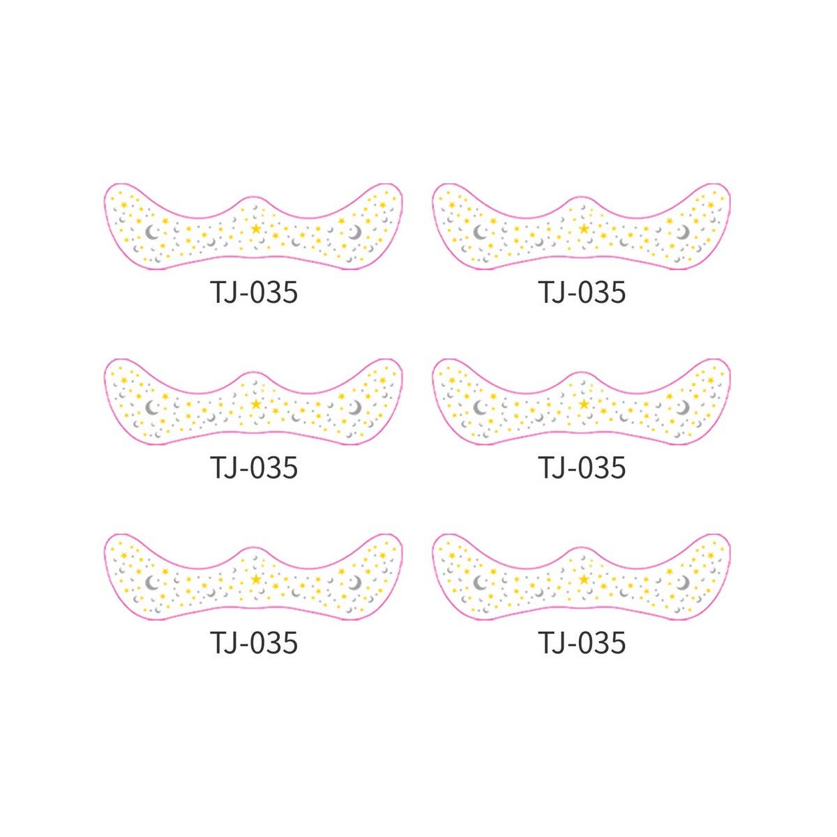 METALLIC FRECKLE FACE TATTOO STICKERS GOLD SILVER_CWMM8364