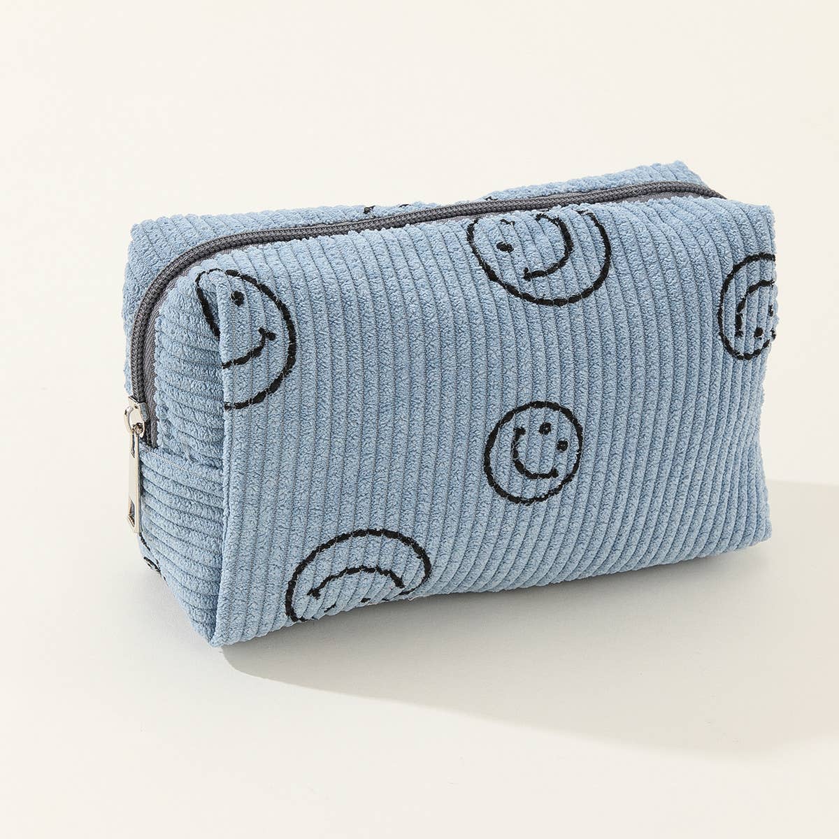 SIMPLE SMILING FACE MEDIUM COSMETIC BAG_CWAB1035