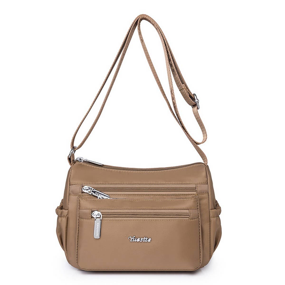 Nylon Multi-Compartment Shoulder Crossbody Bag_Cwasc1752