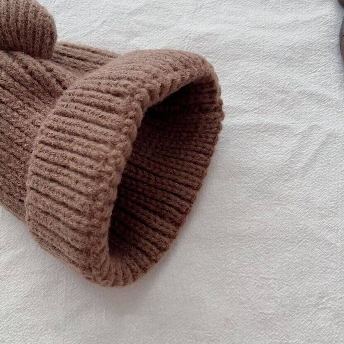 CUTE EARS CHILDRENS FASHIONABLE WARM KNITTED HAT_CWAH2932