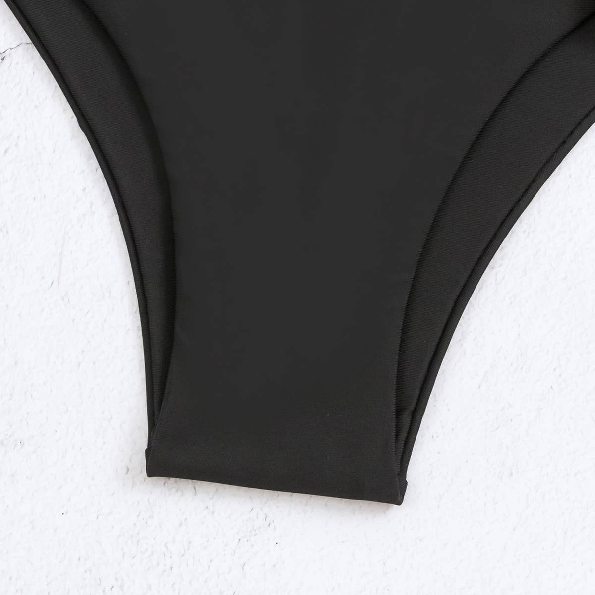 CASUAL TWO PIECE DRAWSTRING THONG BIKINI SWIMSUIT_CWMW0325