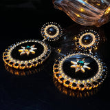 RETRO VERSATILE DIAMOND EARRINGS_CWAJE1102