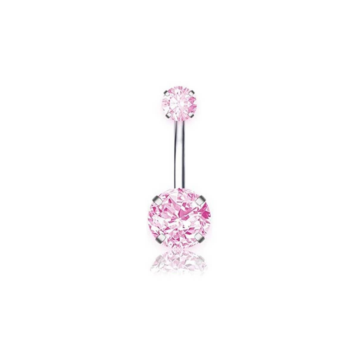 Zirconvel Ring Steel & Copper Belly Piercing_Cwmm9175