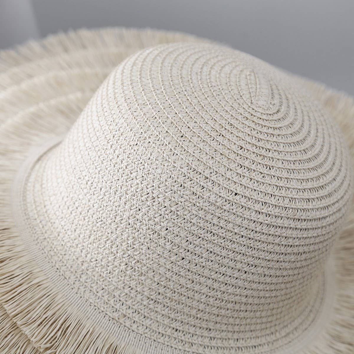 SUMMER TRAVEL STRAW HAT WOMENS LARGE BRIM CASUAL_CWAH1172