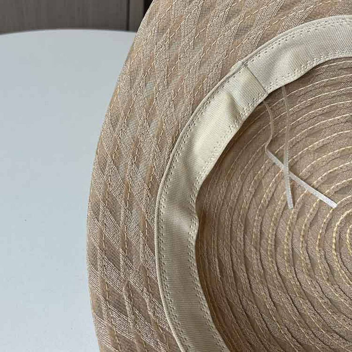 FLOWER HALF ROLL MESH SUN HAT_CWAB2902