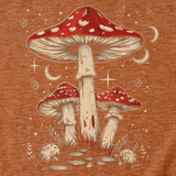 PLAYFUL RED MUSHROOM PRINT WOMENS BASE TEE_CWTTS1510