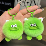 BIG MOUTH SMALL BRIQUETTE CAR KEYCHAIN PENDANT_CWMM2509