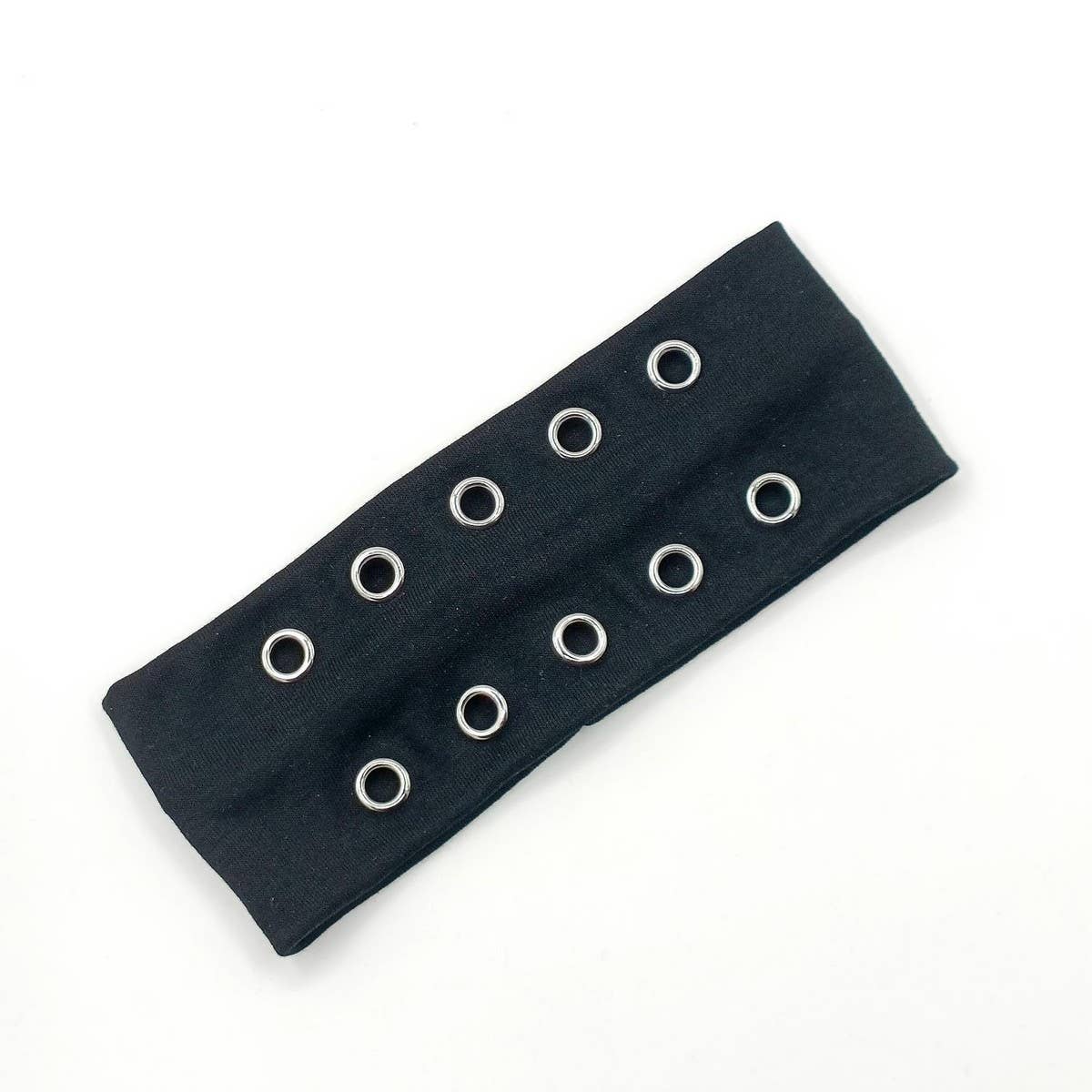 ROUND ELASTIC PUNK HEADBAND WITH EYELETS_CWAHA6315