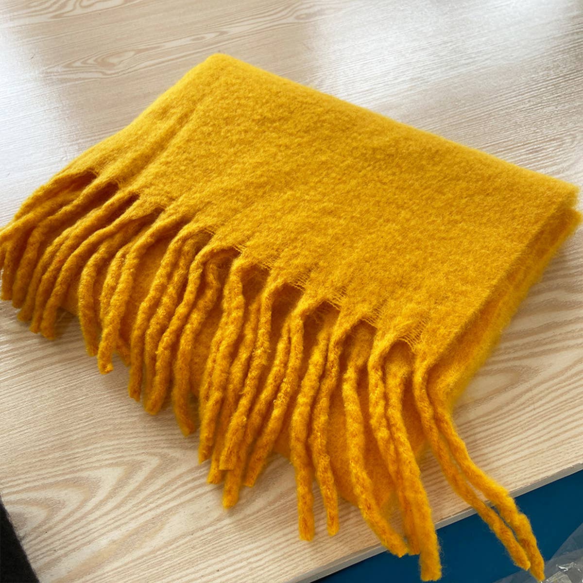 SOFT MOHAIR FEEL SCARF COZY WINTER WRAP_CWASC0323