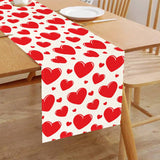Valentines Day Digital Printed Table Flag_Cwmm0787