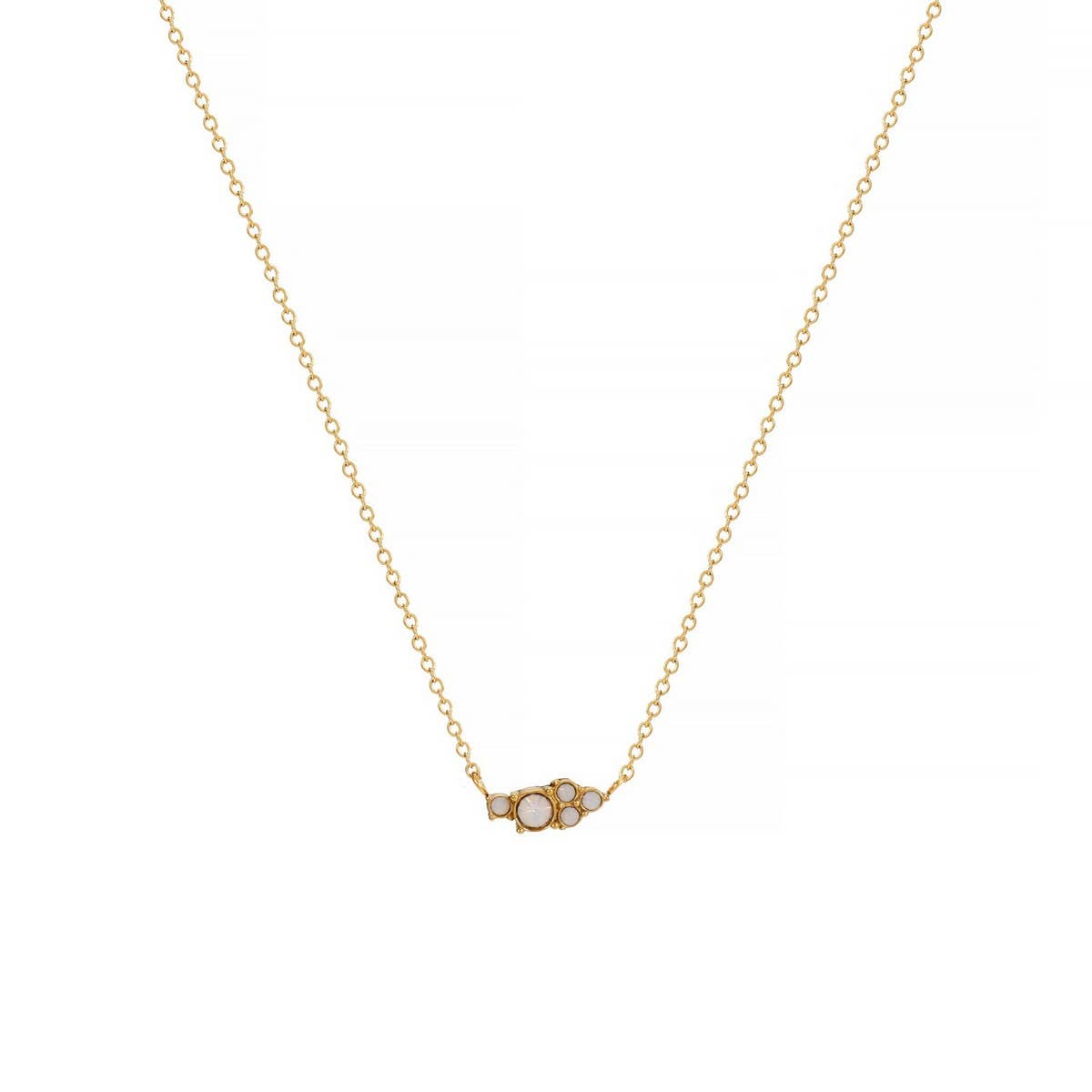 CLASSIC SIMPLE COLORFUL BIRTHSTONE NECKLACE_CWMM5669