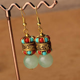 RETRO ETHNIC STYLE FASHION HAND WOVEN EARRINGS_CWAJE3987
