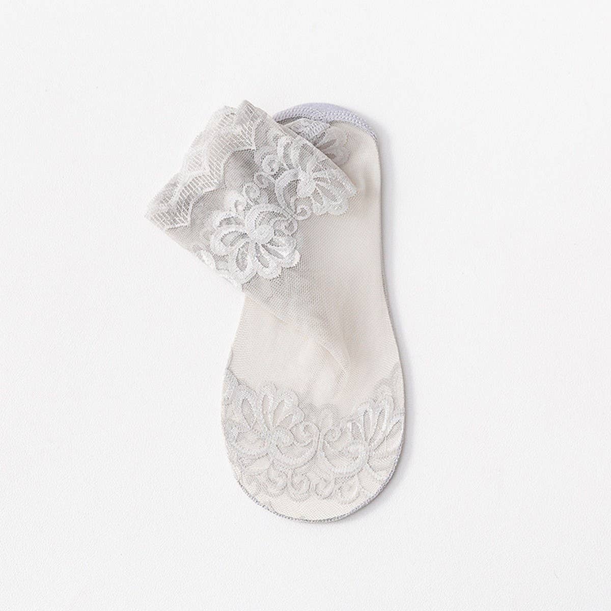 SUMMER THIN BREATHABLE MESH LACE SOCKS_CWMS0504