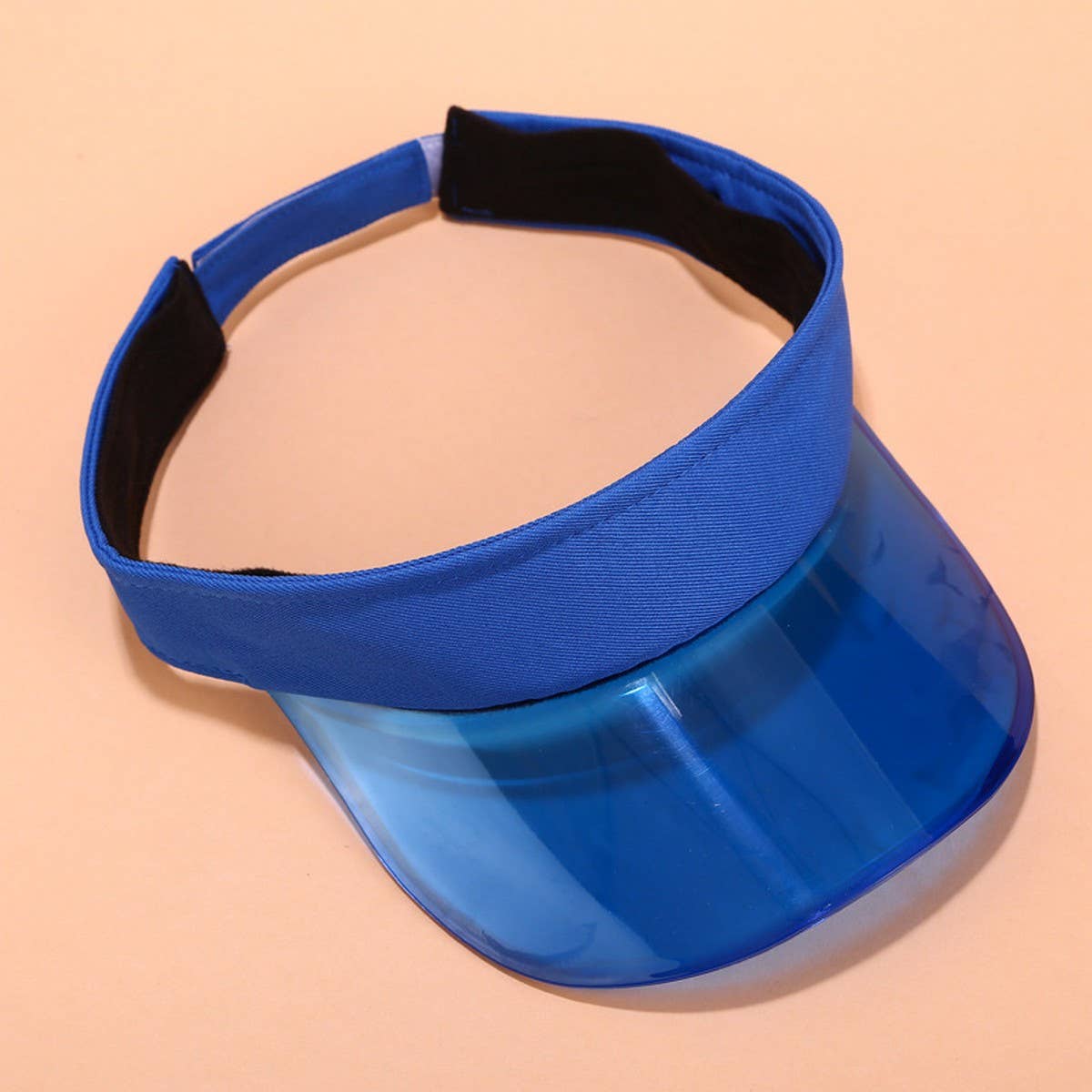 PVC VISOR HAT SUMMER SUNSHADE CAP FOR BEACH_CWAH3285