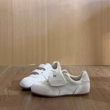 RETRO VELCRO FLAT SHOES WITH ROUND TOE_CWSHF0060