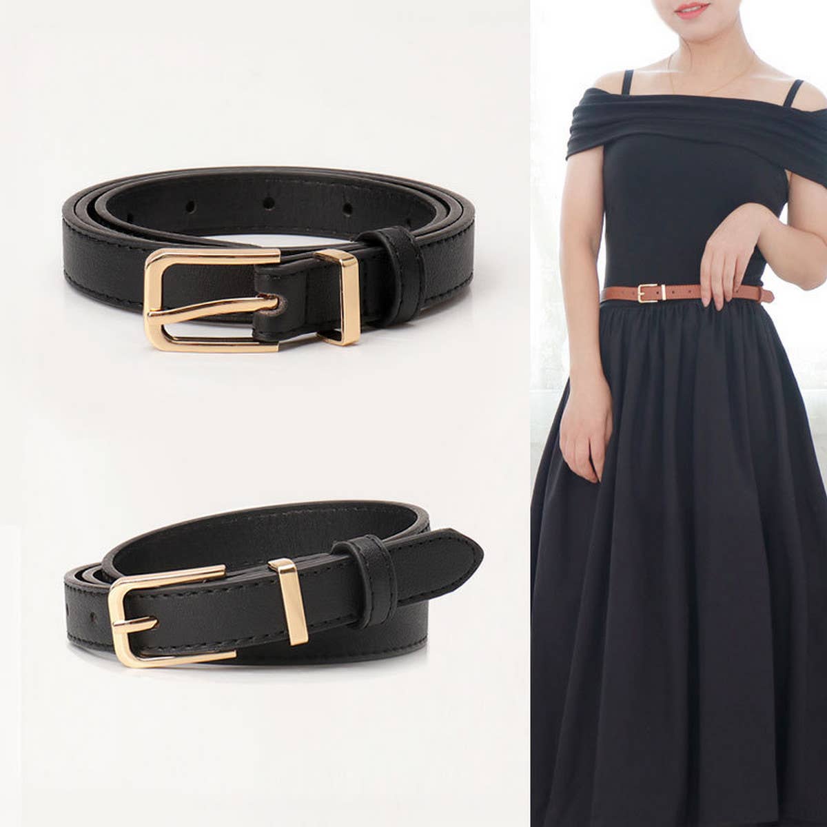 Cwabe0900_All-Match High-End Simple Belt