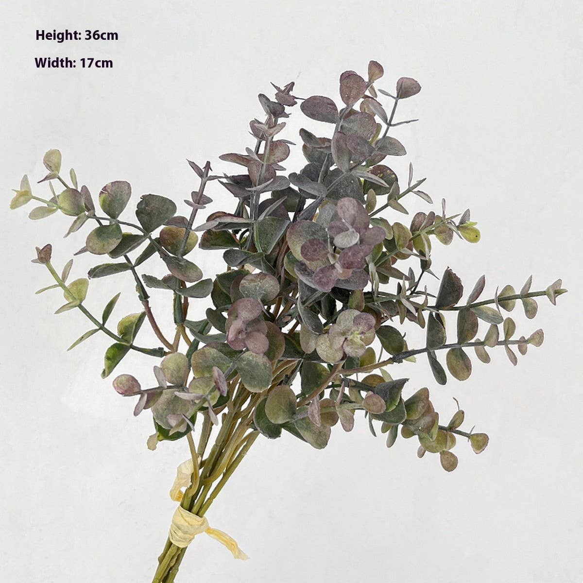 5 BRANCH EUCALYPTUS MONEY LEAVES ARTIFICIAL PLANT_CWMM6475