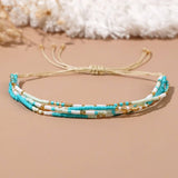 MIXED COLOR RICE BEADS STACKING DESIGN BRACELET_CWMM3798