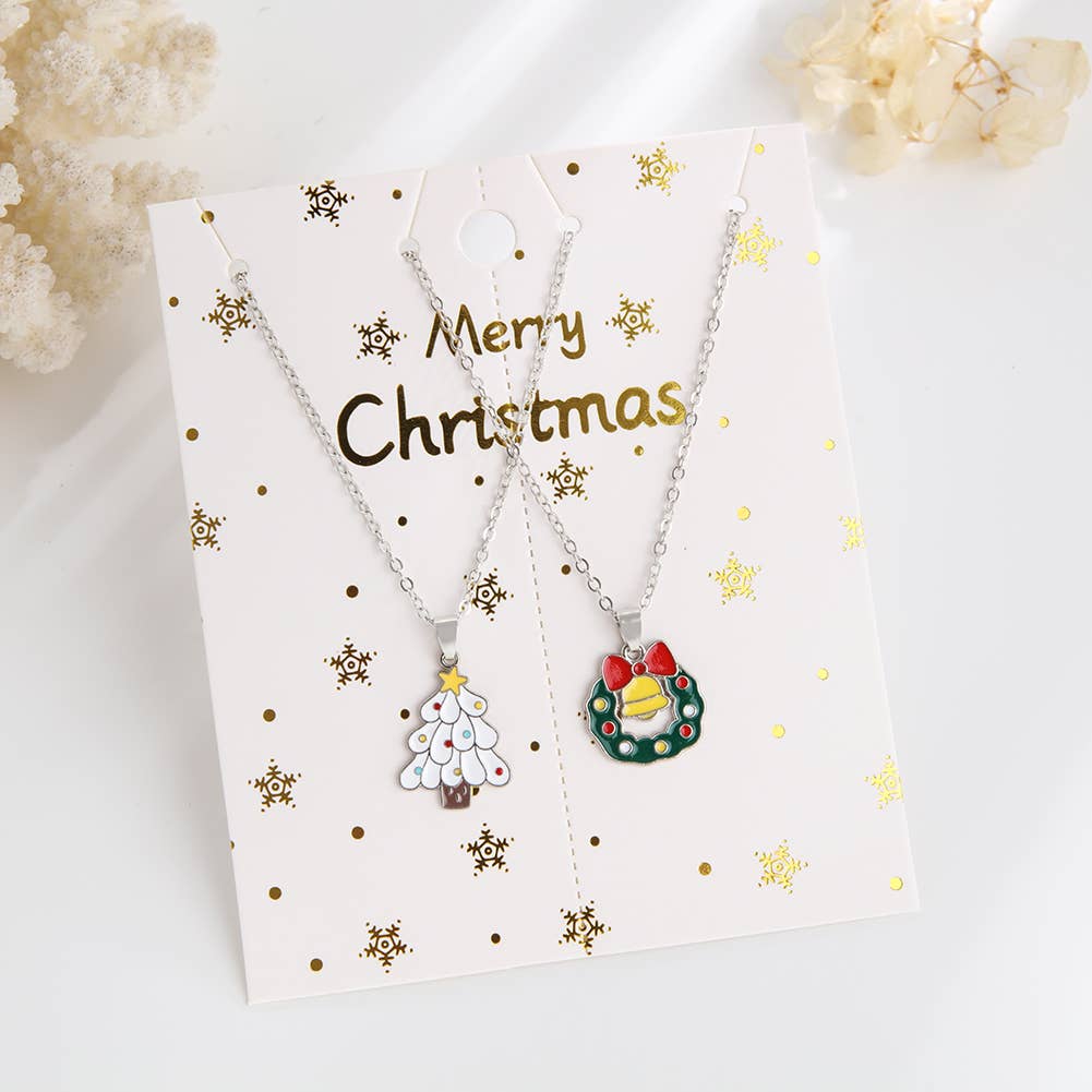 Christmas Cartoon Pendant Necklace_Cwaje2156