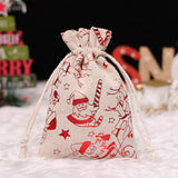 Cwmm1748_Christmas Goodie Bag Drawstring Gift Bag