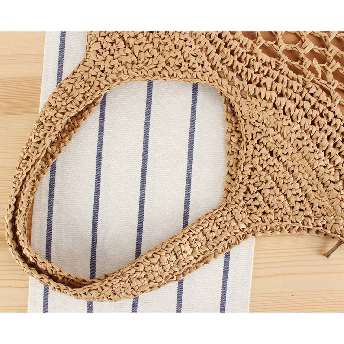 HOLLOW PAPER ROPE LARGE CAPACITY STRAW BAG_CWAB2011