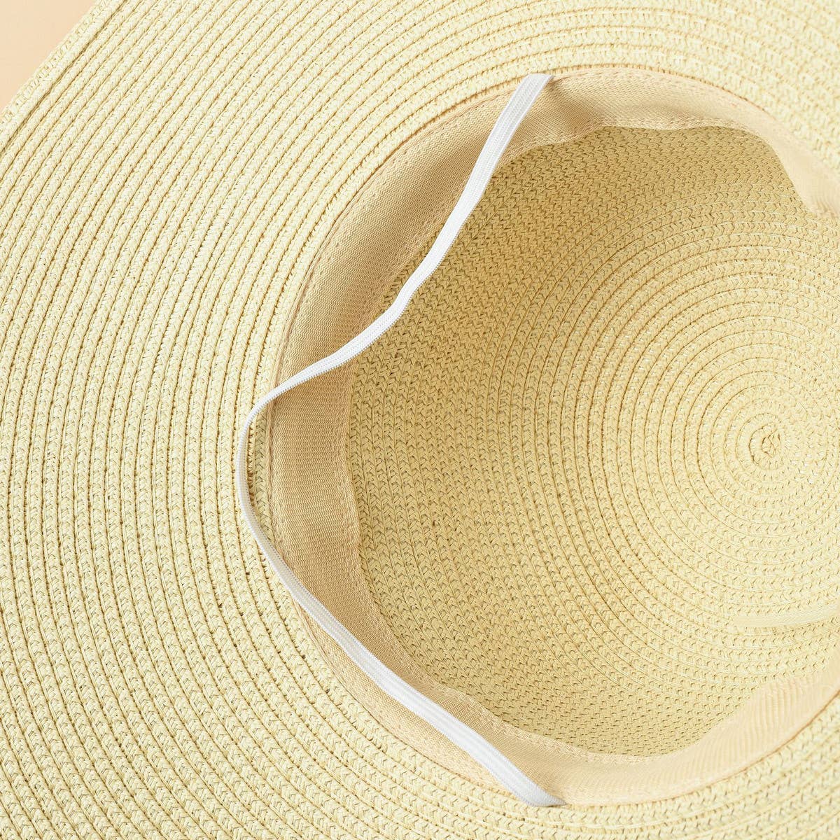 NEW BUTTERFLY PATTERN STRAPPY DOME STRAW HAT_CWAH1435