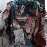 MULTIFUNCTIONAL BLANKET WITH OIL PAINTING PATTERN_CWMM0325