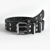 2024 HOLLOW DOUBLE ROW PUNK CASUAL BELT_CWABE0571