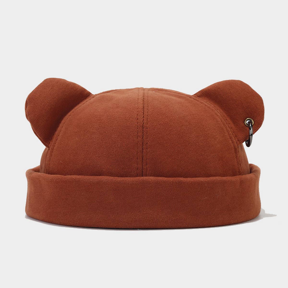 Cwah3170_Fashionable Iron Ring Hip-Hop Beanie Hat