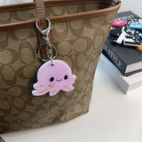 CREATIVE OCTOPUS ROUND MIRROR KEYCHAIN ACRYLIC_CWMM6379