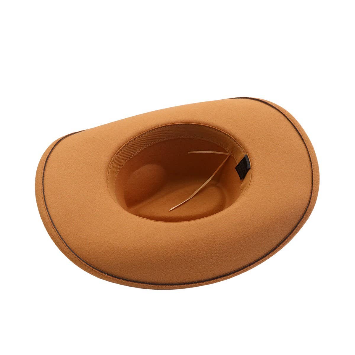 ETHNIC FELT COWBOY HAT WESTERN FEDORA_CWAH04430