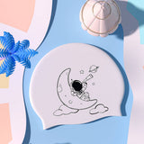 KIDS SILICONE SWIM CAP CARTOON FOR BOYS GIRLS_CWMM6782