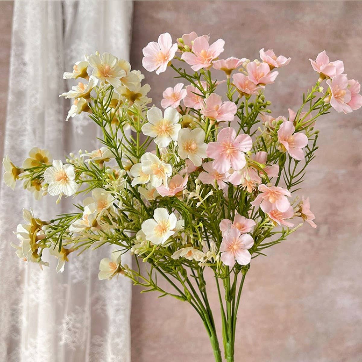 COLORFUL GYPSOPHILA SPRAY WITH 6 BRANCHES FAUX_CWMM6523