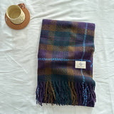 Vintage Plaid Scarf Soft Winter Wrap_Cwasc2313
