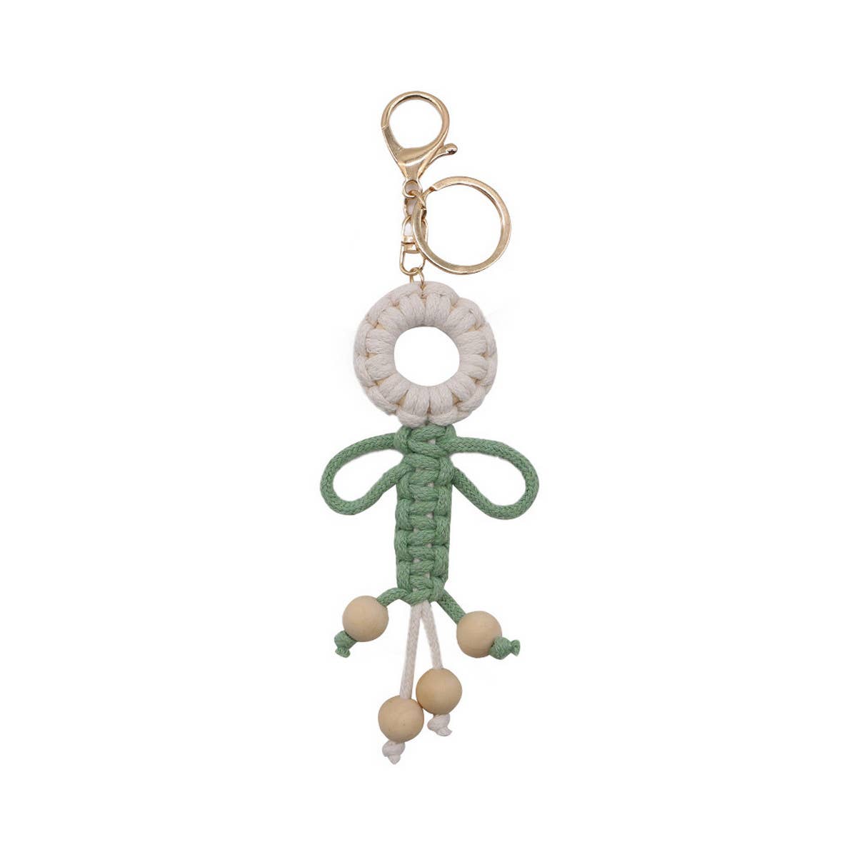 2024 HAND WOVEN FLOWER KEYCHAIN_CWMM1571