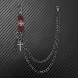 HIP HOP RETRO CROSS PENDANT PANTS CHAIN_CWMM4870