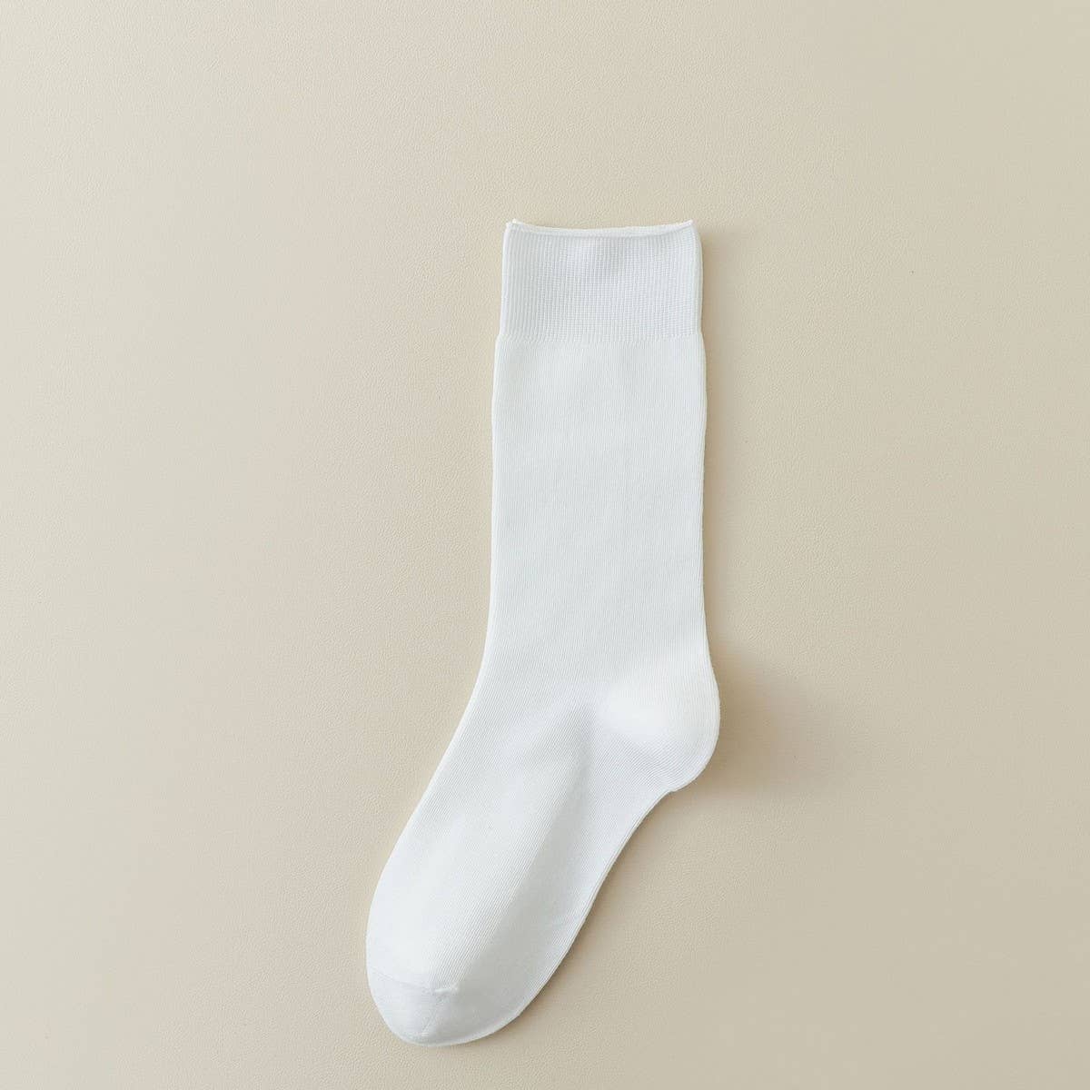 Women Leisure Solid Color Pile Socks_Cwms0288