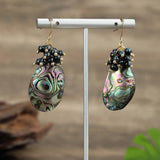 HIGH END COLORFUL ABALONE SHELL EARRINGS_CWMM4279
